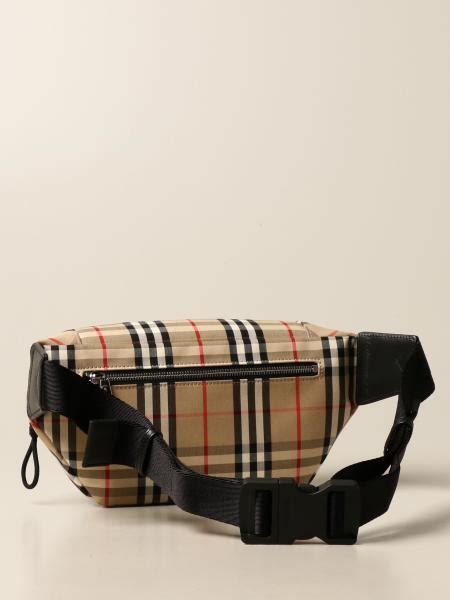 marsupio burberry donna|Marsupio in cotone Check Burberry .